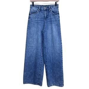 Sincerely Jules High-Waisted Wide Leg Jean - Size 1/25